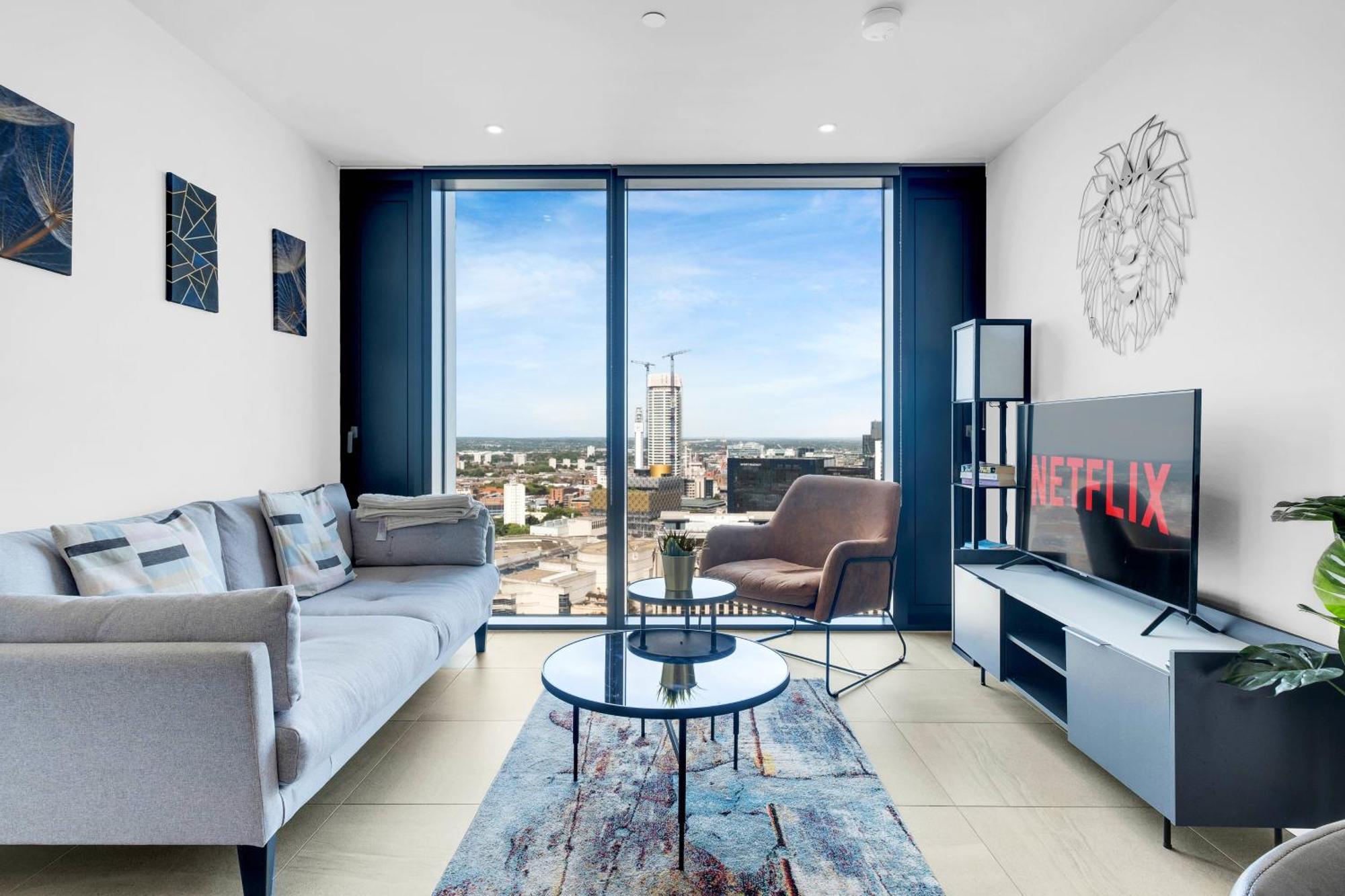 Mercian Luxury Serviced Apartments- Centre - Your Perfect - Gym Rooftop Terrace Cinema Appartamento